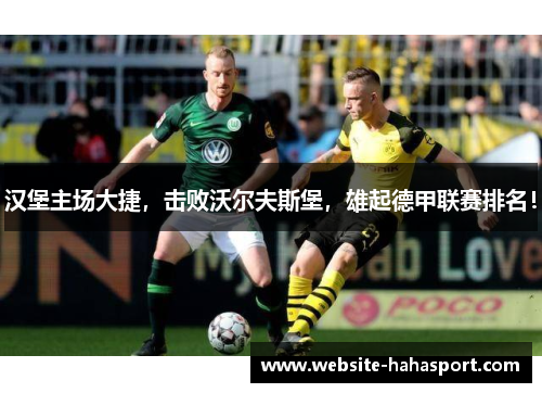 汉堡主场大捷，击败沃尔夫斯堡，雄起德甲联赛排名！